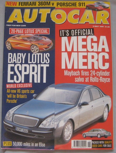 Autocar may 1999 featuring - autocar,
