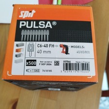 SPIT ‎057544 C6-40 40mm Pack of 500 Nails for Pulsa 800/500