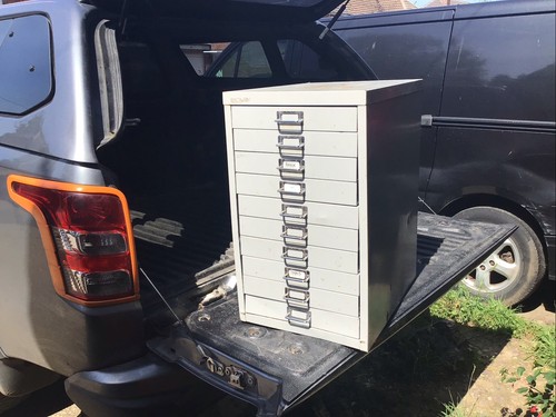 Bisley wide drawer - wide, metal
