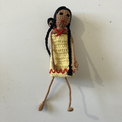 Crochet doll indian woman - indian,