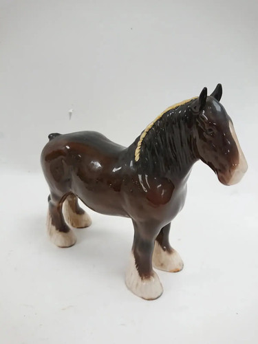 Beswick shire mare 818 glazed - beswick,