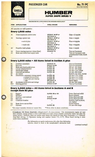Humber super snipe series - snipe,
