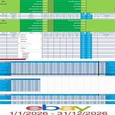2026 Ebay Accounting Spreadsheet Business Software Include your email in order