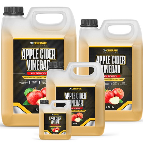 Pure raw apple cider vinegar - raw,