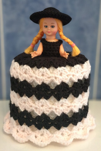 Handmade crochet vintage doll - crochet,