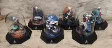 6 Vntg 1996 Franklin Mint STAR TREK Original Series Dome Globes - USS Enterprise