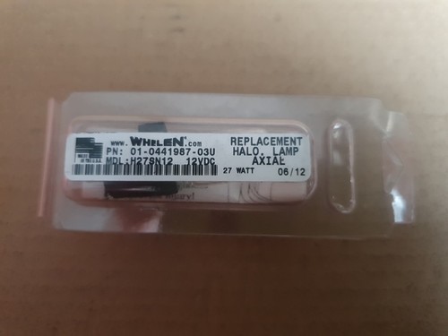 Whelen watt volt halogen - whelen, 27