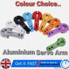 ALUMINIUM Metal Servo Arm Horn 25T Futaba JR Savox Car Model HPI RC Colour opt.