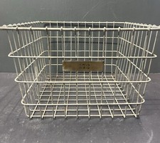 Vintage Wire Gym Locker Basket