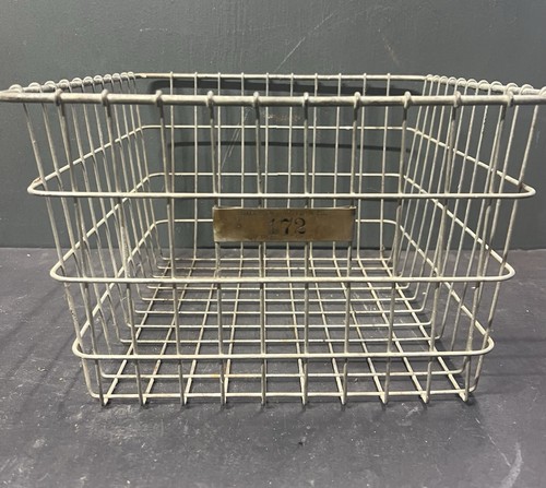 Vintage wire gym locker - gym,