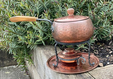Vintage hammered copper - hammered,