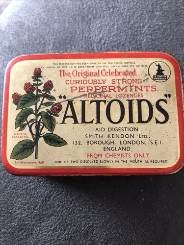 Altoids medicinal peppermint - medicinal,