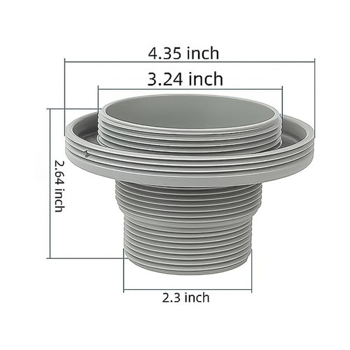 For intex 10744 - intex, threaded
