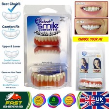 Snap On False Teeth Upper