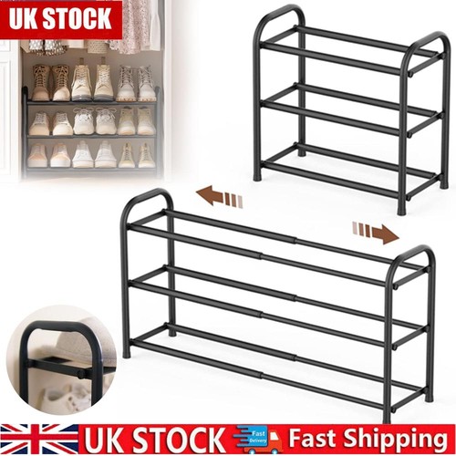 Tier shoe rack extendable - ,