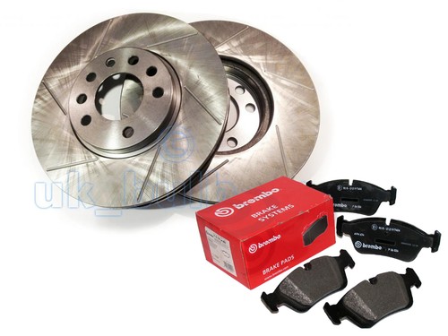 Grooved front brake discs - front, +