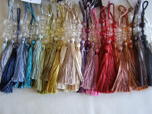 Amy beaded key tassel - beaded,