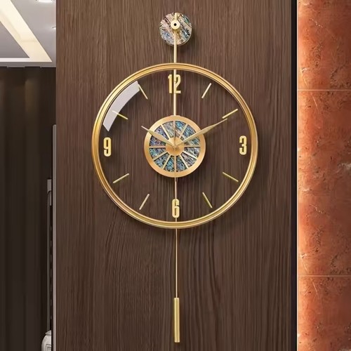 Natural shell wall clock - natural,
