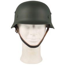 WW2 German Army High Quality M35 Helmet - WH Green - Beatiful Reproduction - New
