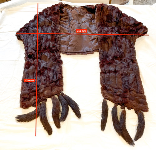 Vintage mink stole shawl - mink,