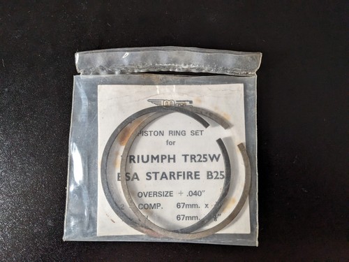 Piston rings for - , bsa