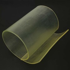 Polyurethane Sorbothane Sheet Rubber Chemical Resistance Yellow (4*200*500mm)