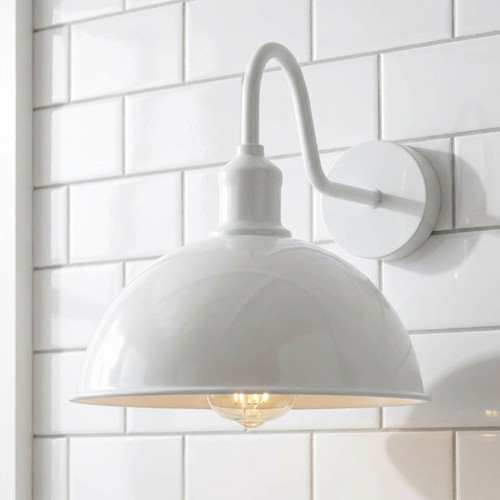 Vintage swan neck wall light - vintage,