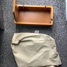 VTG SINGER 99k  3/4 SIZE SEWING MACHINE WOOD BASE with extension table .list 350