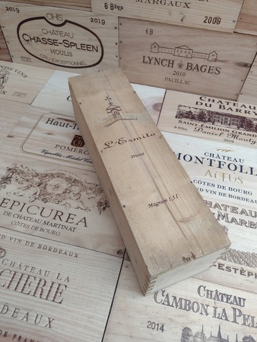 Wooden wine box - wooden, with