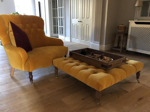 Velvet mustard ochre designers - mustard,
