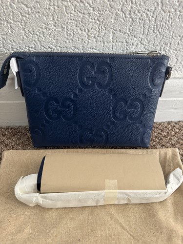 Gucci royal blue leather man - gucci,