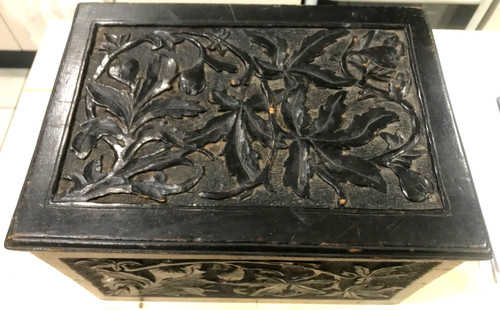 Antique carved work - carved, sewing
