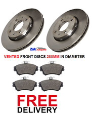 FOR VOLVO S40 & V40 ESTATE / SALOON 98-03 FRONT BRAKE DISCS & PADS SET NEW