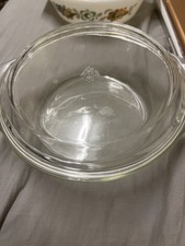 Vintage JAJ Pyrex Clear Glass
