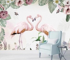 3D Flower Flamingo R18158