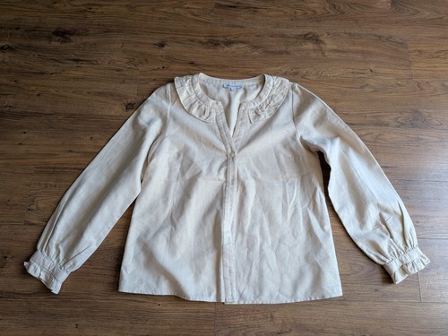 Emily and fin beige ruffle - and,