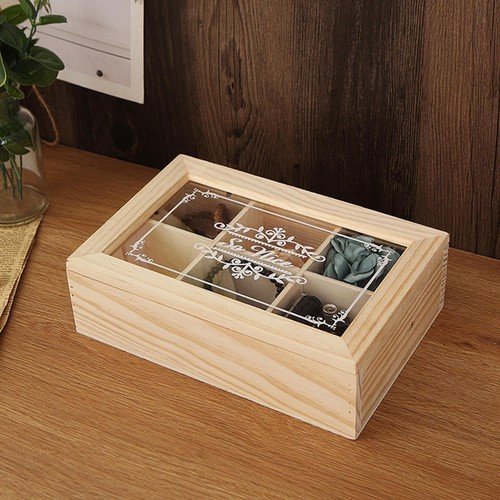 Wooden tea box - storage,
