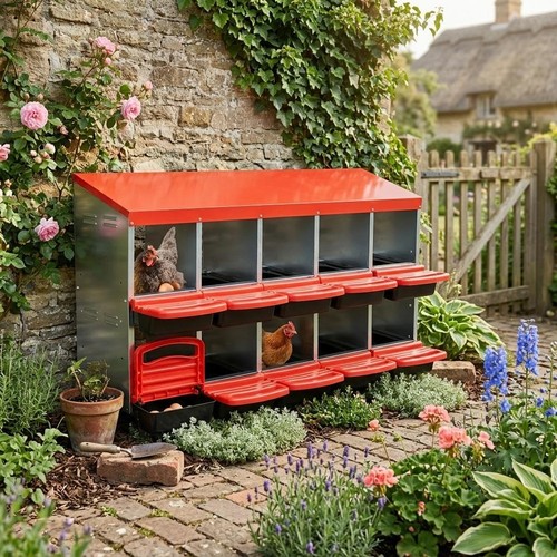 Compartment chicken nest - 10-compartment,