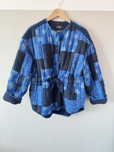 Zara blue patchwork - blue,