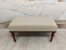 Hallway bench, Ottoman for bedroom, Retro bench, Upholstered bench, Dining bench