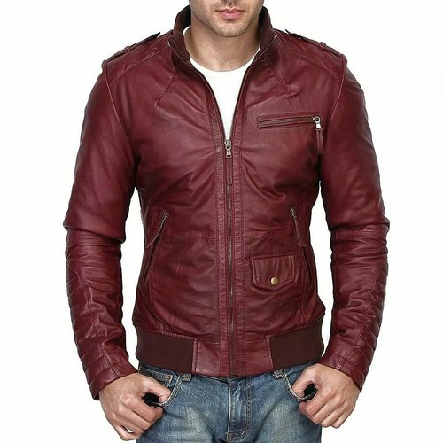 Men genuine lambskin - genuine, real