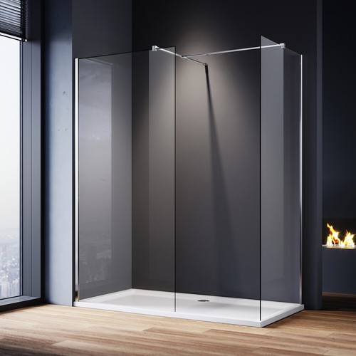 Walk shower enclosure 8mm - shower,