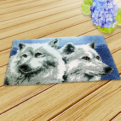 Latch hook rug - rug, making