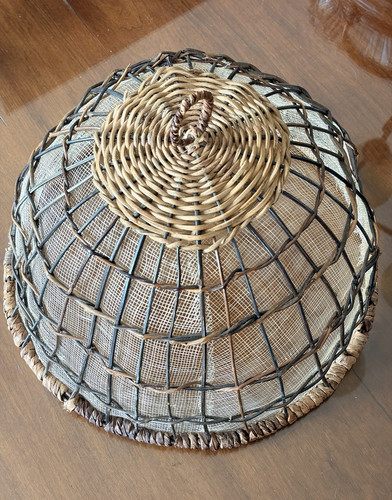 Vintage wicker wire mesh - vintage,