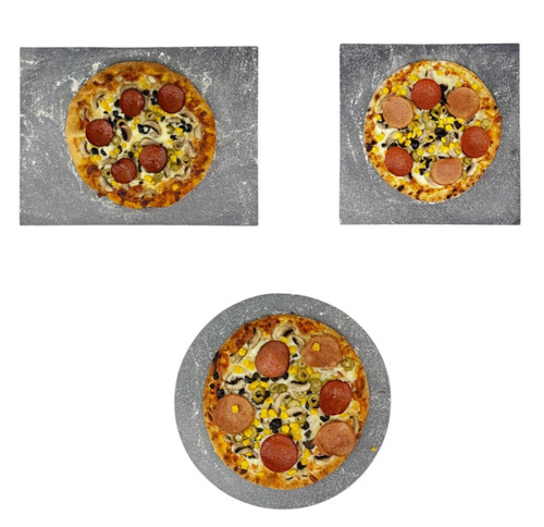Pizza baking stone - pizza,