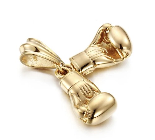 18k gold steel large - steel,