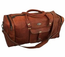 Bag Leather Travel Vintage Gym
