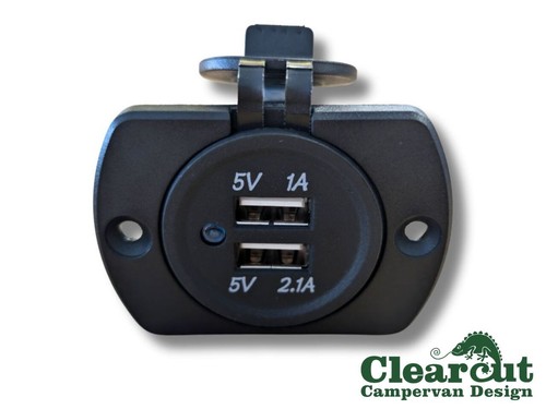Double usb 12v - 12v, socket