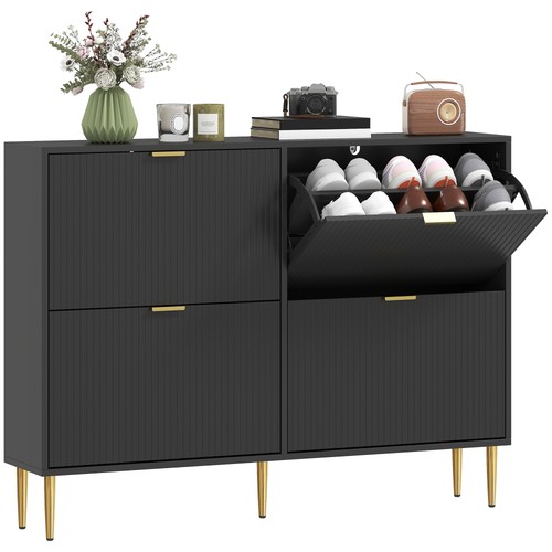 Homcom slim shoe storage - slim,