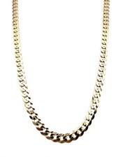 9ct gold curb chain - chain,